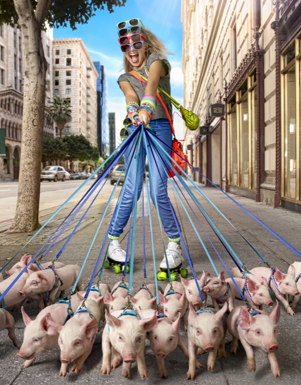 AGGA B. fashion stylist Chicago, Piglets